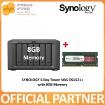 SYNOLOGY DS1621+ 6 Bay DiskStation NAS. Singapore Local 3 Years Warranty
